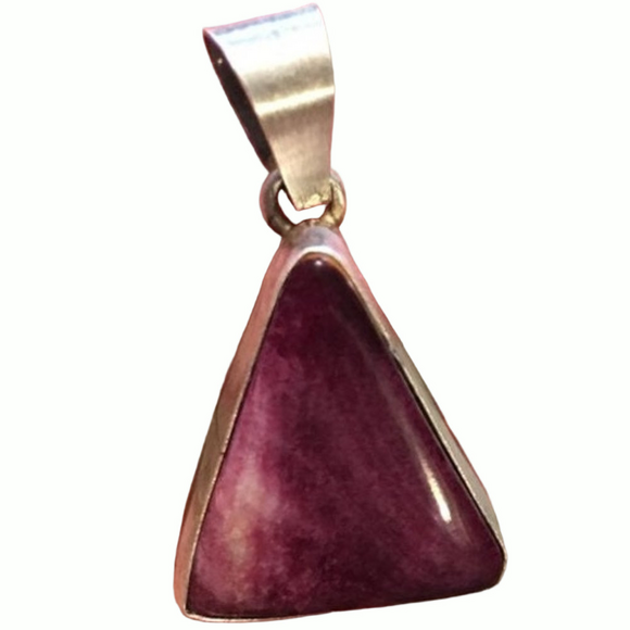 S. Dickens Jewelry - S. Dickens Native Sterling & Purple Spiny Oyster Pendant